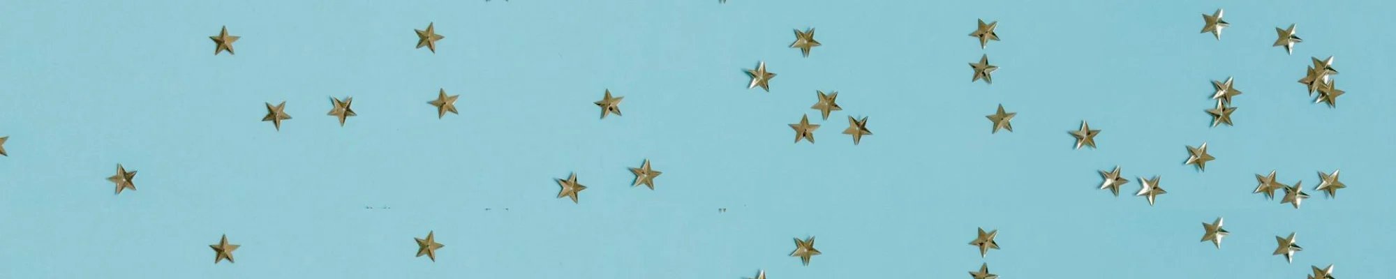 Gold stars on a blue background